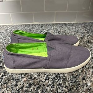 Men’s Toms Cup Sole Grey Slip On Shoes Size 12